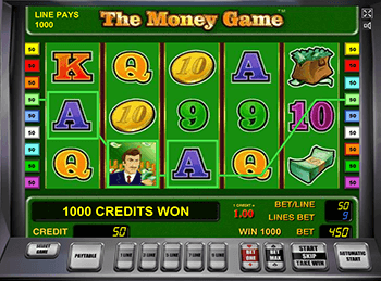 Бонусы для игровых автоматов The Money Game